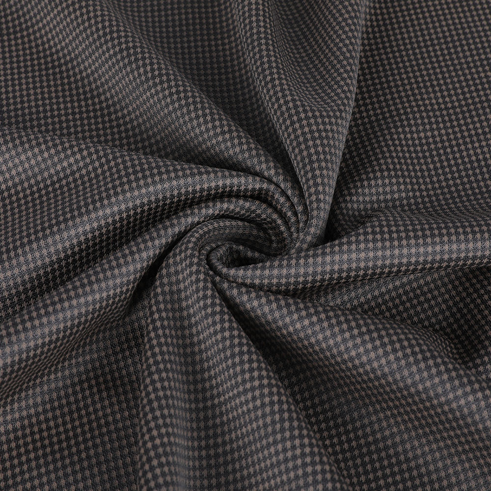 تقليص الدفء المزدوج النسيج الصوف الحرير Jacquard